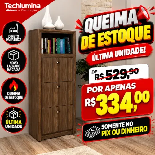 Gaveteiro De Escritório Com 3 Gavetas Mdp Novo Lacrado na caixa Tecnomobili