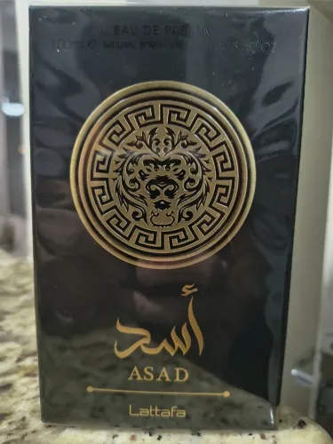 Perfume Árabe Lattafa ASAD BLACK EDP 100ml Masculino Original