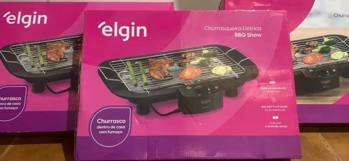 CHURRASQUEIRA ELÉTRICA NOVA !!