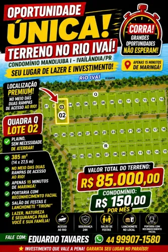 Terreno Condomínio 