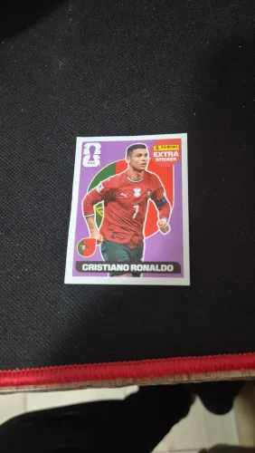 Figurinha Cristiano Ronaldo Roxo
