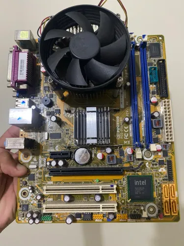Placa mãe Pos-pig41bo + Intel core 2 quad q9400