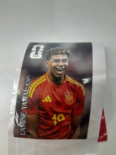 Figurinha coca cola Yamal 2026