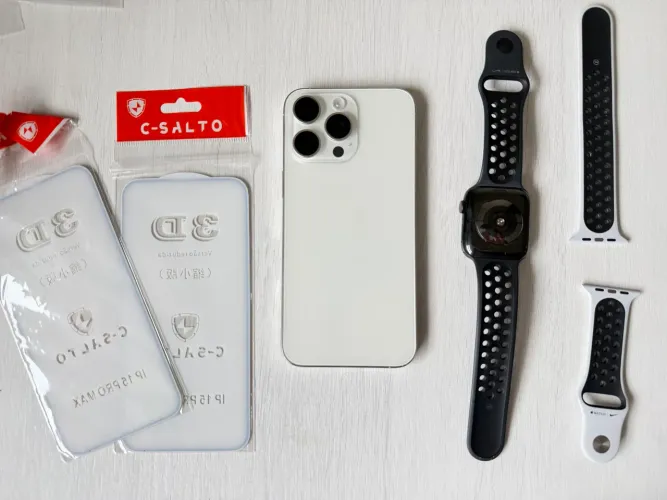 iPhone 15 pro max + Apple Watch Series 4 44mm