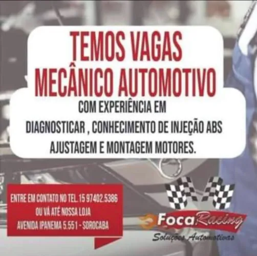Contrata se mecânicos de auto 