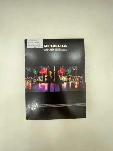 BOX 2 DVD´S - METALLICA IMPORTADO - MICHAEL KAMEN THE SAN FRANCISCO ORCHESTRA