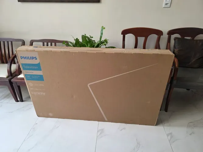 Smart TV 55 Polegadas 4K (58 pol) Philips Google TV (Lacrada/Garantia)