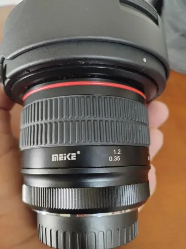 Lente olho de peixe Meke 8mm para Nikon