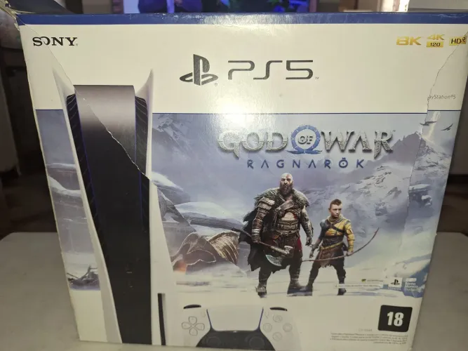 Caixa vazia PS5 God of War