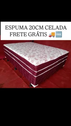 Cama box casal - Frete grátis