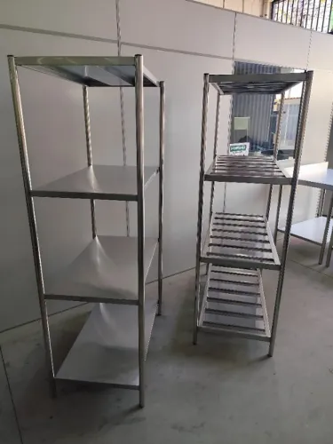 Estante inox reforçada para câmara fria 1,80m ss