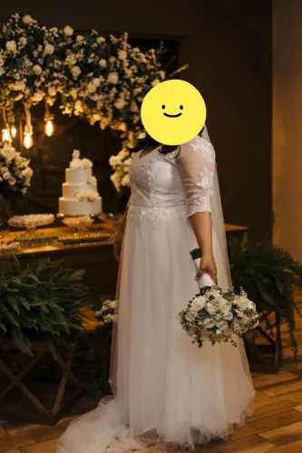 Vestido de noiva plus size
