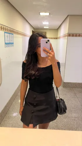 short saia preto P