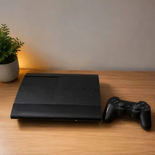 PS3 SuperSlim Desbloqueado + 1 Controle