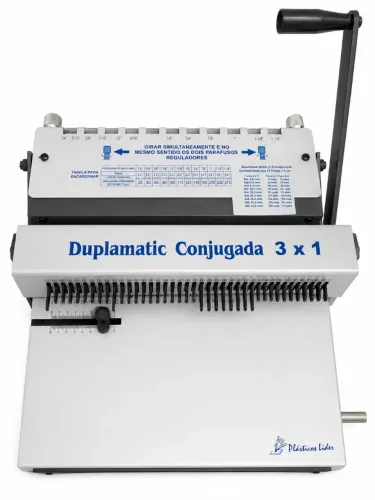 ENCADERNADORA DUPLAMATIC CONJ 3X1