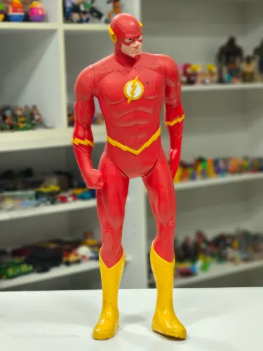 Boneco Flash Grande Bandeirante DC Comics 50cm