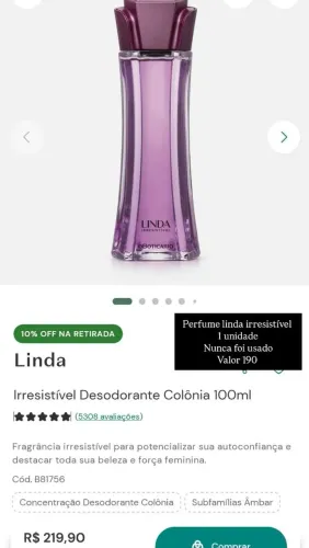 Perfume linda 100ml