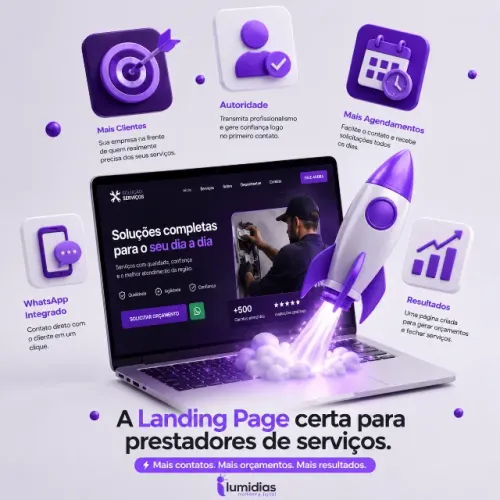 Sites e Páginas para Prestadores de Serviços
