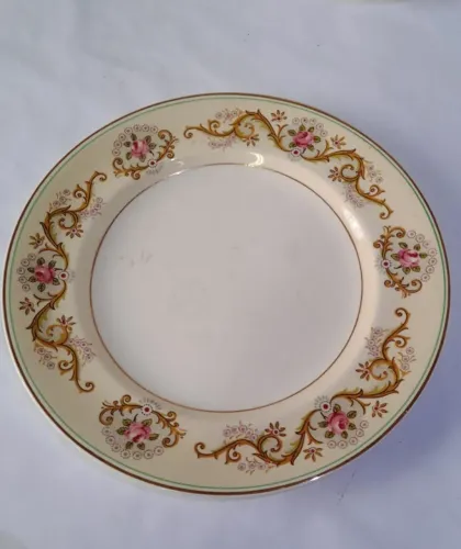 Conjunto 12 Pratos Rasos Porcelana Ing Johnson Bros Pareek