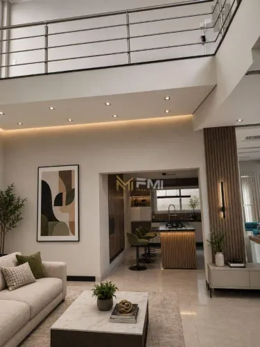 Sobrado com 4 quartos e Spa para locação, 550 m² construção - Condomínio Green Park - Hort