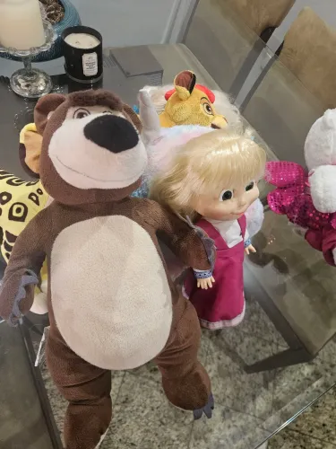 Boneca Masha e ?Pelúcia Urso (Masha e o Urso)