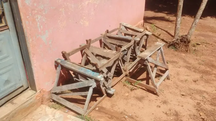 Cavalete para construção.