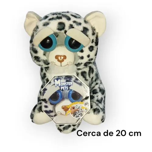 Pelúcia Monster Pet Leopardo da neve