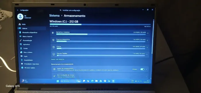 Notebook Ultra, Processador Intel Core I3, 8GB 240GB SSD