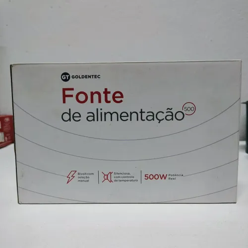 Fonte ATX Goldentec 500W - Bivolt Chaveada