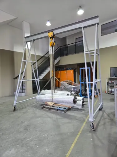 Pórtico com talha 3ton
