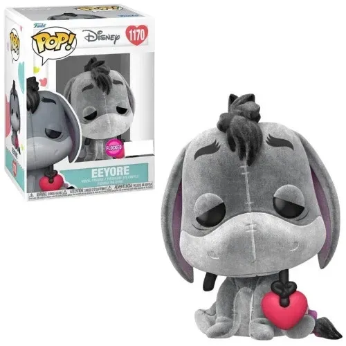 Funko Pop! Disney Eeyore Bisonho Ió Winnie-the-Pooh Flocked #1170