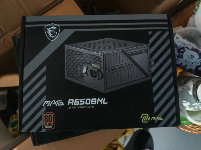Fonte PC MSI MAG A650BN, 650W 80 Plus Bronze