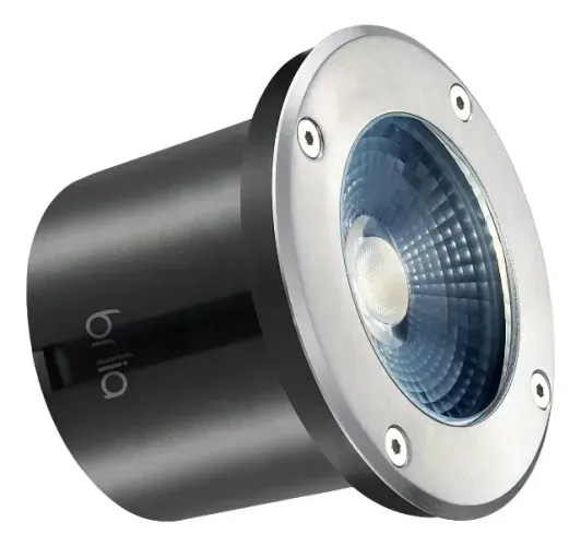 Luminária LED Embutida de Solo Brilia, 15W 2700K