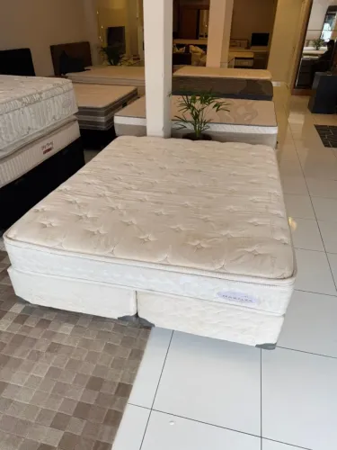 Cama box Casal QUEEN MAXFLEX SEMINOVO - Entrego!