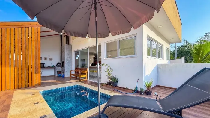 Casa terrea com 4 quartos sendo 3 suites Condominio Quinta das Palmeiras