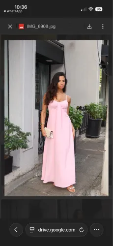 Vestido Longo Rosa P