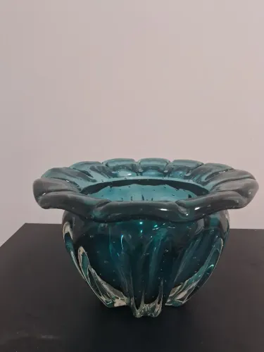 Cachepot De Decoração Em Murano Aquamarine labone