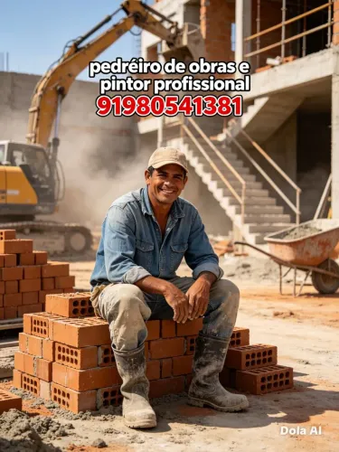 Pedreiro e pintor *81