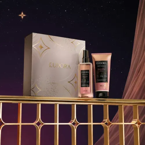 Kit Presente Eudora Instance Baunilha Glow ? 2 Itens