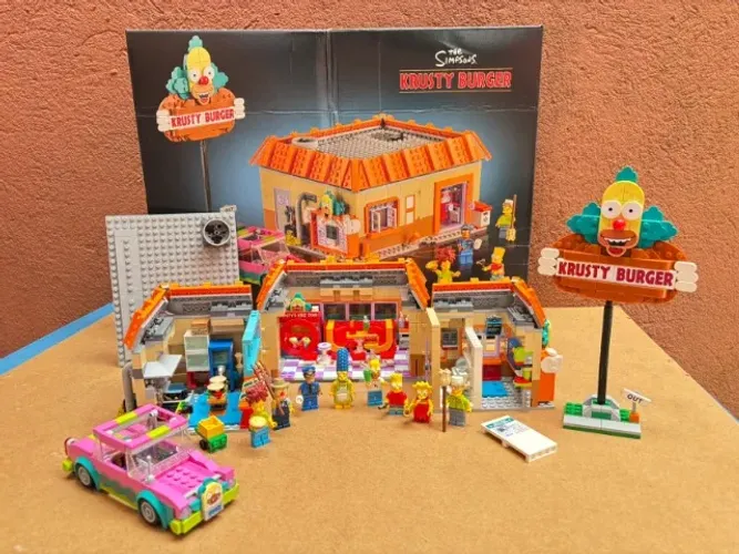Lego The Simpsons Lanchonete Krusty Burger 