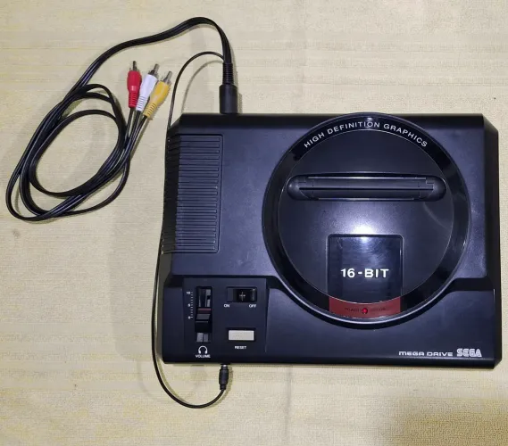 N0VIDADE! Cabo AV Estéreo N0V0 Para Mega Drive 1