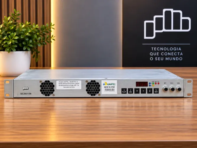 FONTE RETIFICADORA 48v 15a PARA OLT SWITCH HUAWEI CISCO ZTE NOKIA