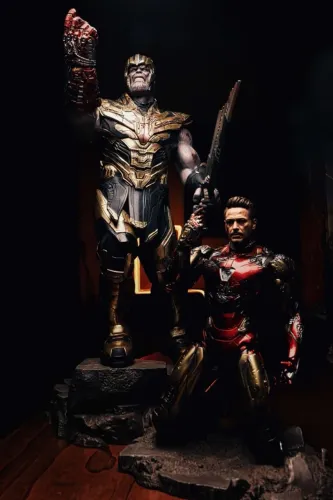 Action Thanos é Iron man