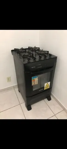 Fogao tampa de vidro 4 bocas - gás de rua