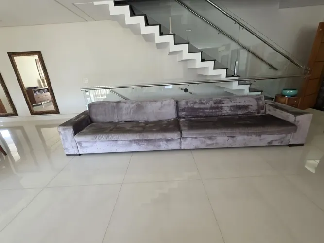 Sofá modular 4,02 x 0,95 m, duas partes