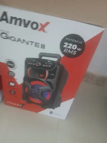 Vendo Som Amvox Gigante II 220w RMS NOVO R$270,00 *