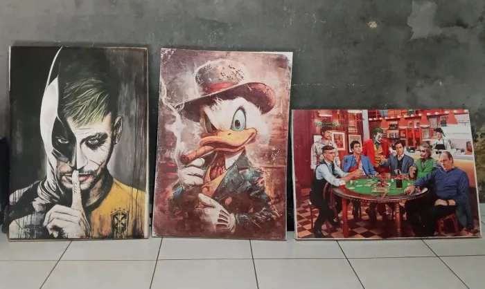 Quadros decorativos de personagens