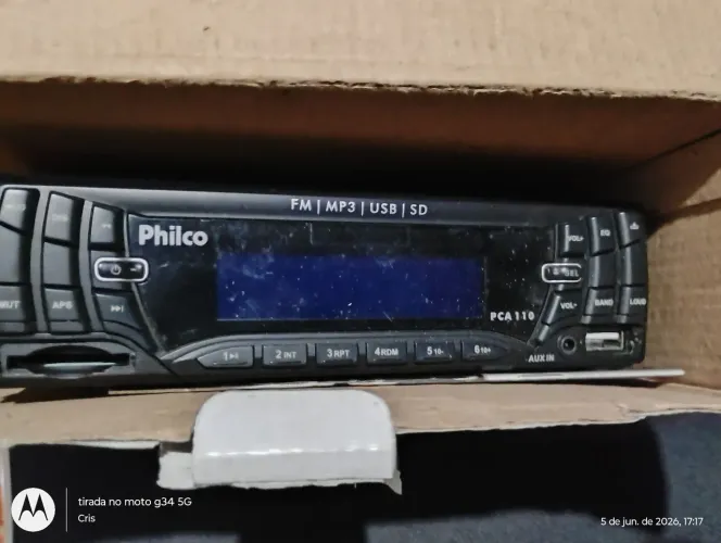 Auto rádio Philco pça 110
