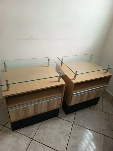 Criado Mudo com Rodinhas MDF produto EXCELENTE MARCENARIA