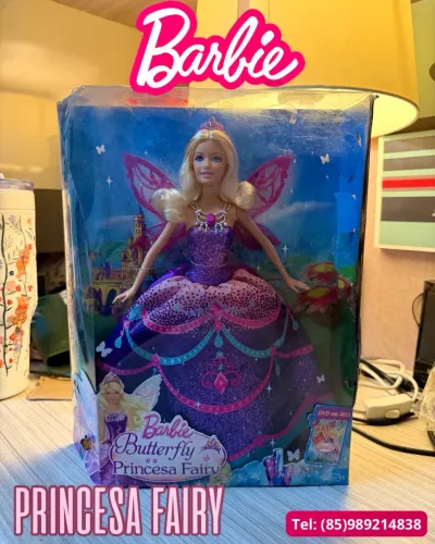 Barbie Butterfly e a Princesa Fairy Original Mattel